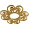 Ekena Millwork Cohen Architectural Grade PVC Pierced Ceiling Medallion, Gold, 30"OD x 10 1/4"ID x 1"P CMPP30COSGO - alternate 4
